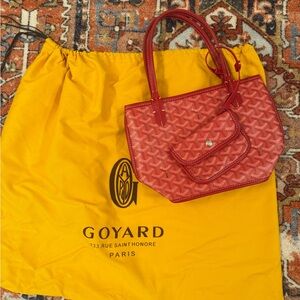 Goyard Mini Red Anjou